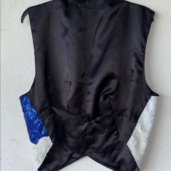 Women's Sequin Holiday Vest - Christmas Ugly Sweater, College Party, sorority - Picture 6 of 11